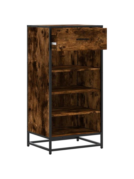 Kenkäteline savustettu tammi 48x38x97,5 cm tekninen puu