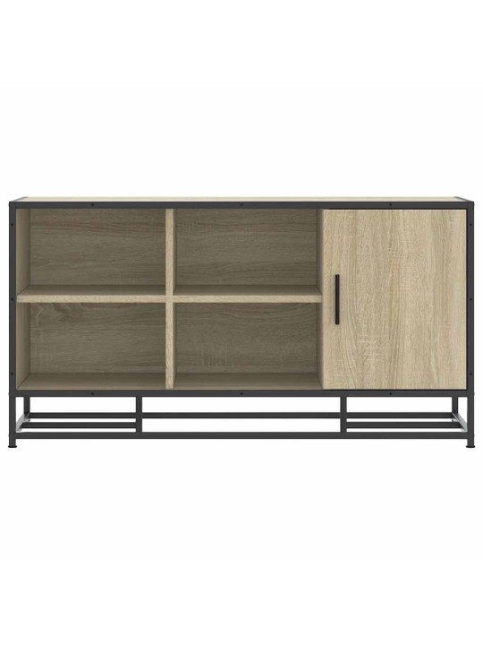 Kenkäpenkki sonoma tammi 100x40x53,5 cm suunniteltu puu metalli