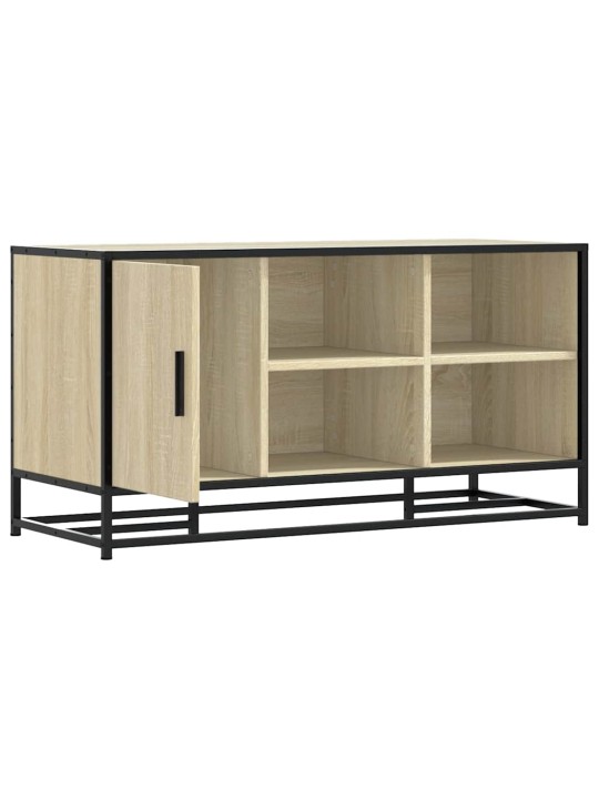 Kenkäpenkki sonoma tammi 100x40x53,5 cm suunniteltu puu metalli