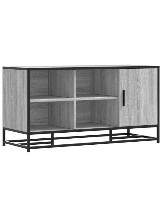 Kenkäpenkki harmaa Sonoma 100x40x53,5cm tekninen puu ja metalli