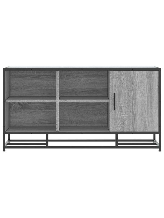 Kenkäpenkki harmaa Sonoma 100x40x53,5cm tekninen puu ja metalli