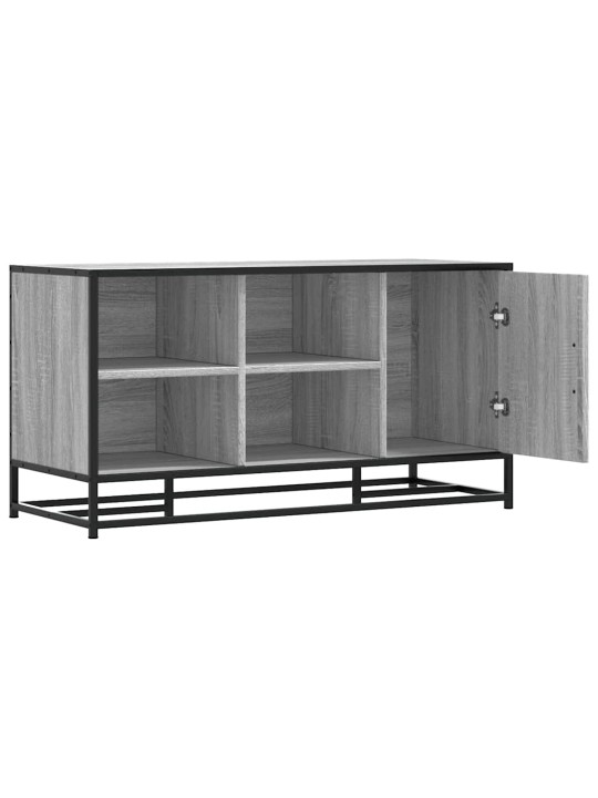 Kenkäpenkki harmaa Sonoma 100x40x53,5cm tekninen puu ja metalli