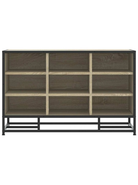 Kenkäpenkki sonoma tammi 84x40x53,5 cm suunniteltu puu metalli