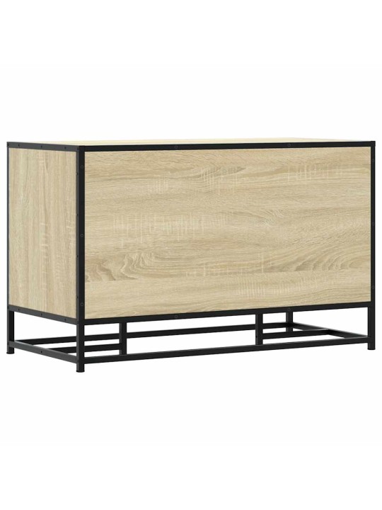 Kenkäpenkki sonoma tammi 84x40x53,5 cm suunniteltu puu metalli