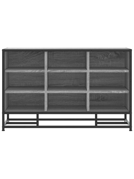 Kenkäpenkki sonoma tammi 84x40x53,5 cm suunniteltu puu metalli