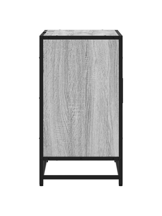 Kylpyhuoneen pesuallaskaappi harmaa sonoma engineered wood