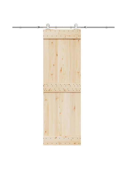 Liukuoven asennustarvikkeet 183 cm ruostumaton teräs hopea