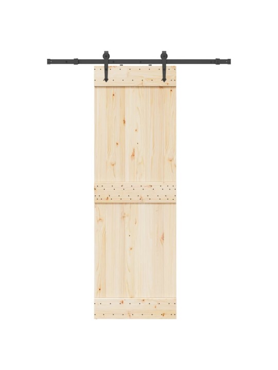 Liukuoven asennussarja teräs 152,5 cm musta
