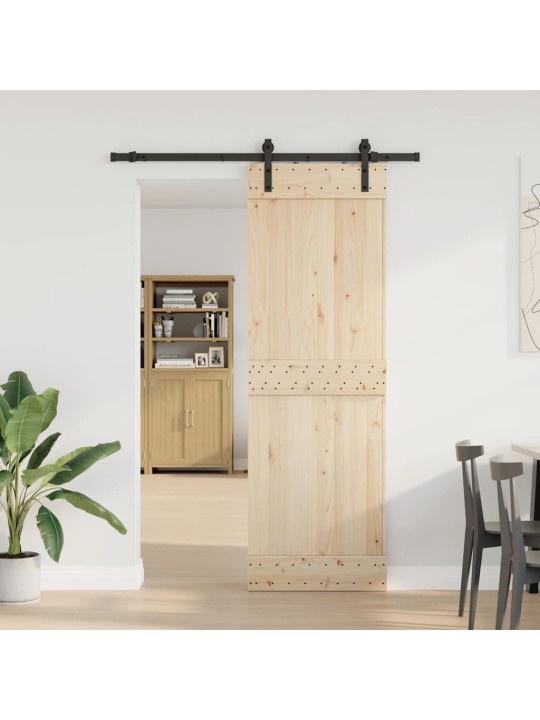 Liukuoven asennussarja teräs 152,5 cm musta