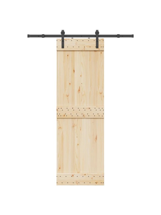 Liukuoven asennussarja teräs 152,5 cm musta