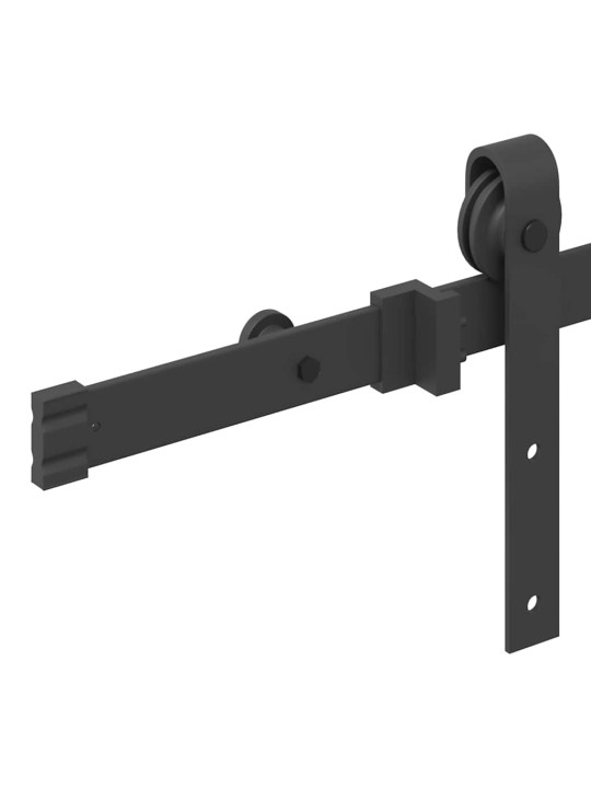 Liukuoven asennussarja teräs 213,5 cm musta