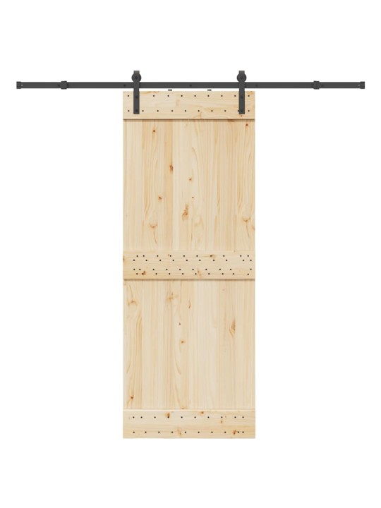 Liukuoven asennussarja teräs 213,5 cm musta