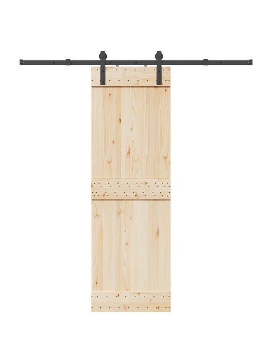Liukuoven asennussarja teräs 200 cm musta