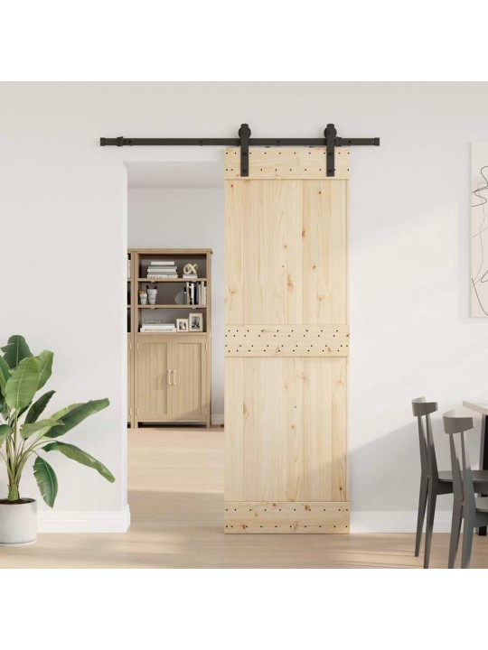 Liukuovi Hardware Kit 152 cm Teräs Musta