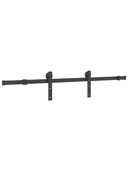 Liukuovi Hardware Kit 152 cm Teräs Musta