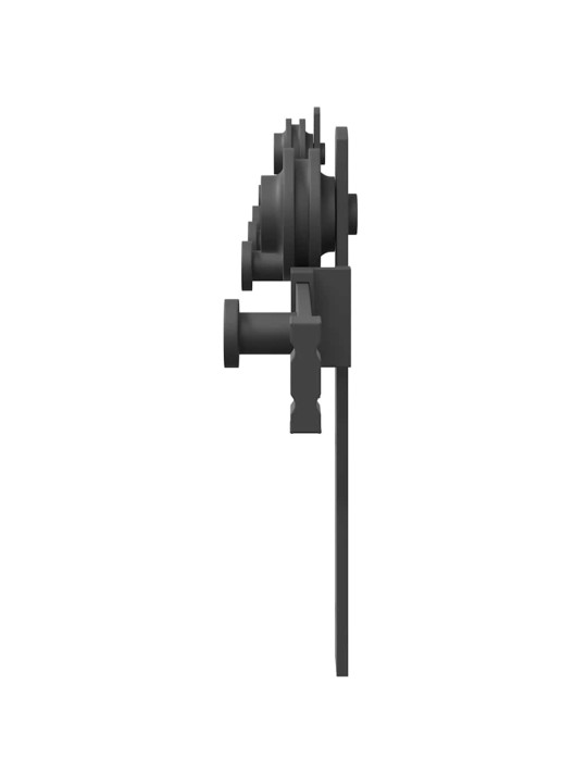 Liukuovi Hardware Kit 152 cm Teräs Musta