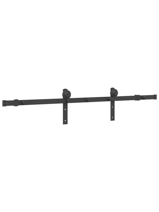 Liukuovi Hardware Kit 152 cm Teräs Musta