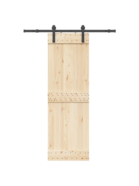 Liukuovi Hardware Kit 152 cm Teräs Musta