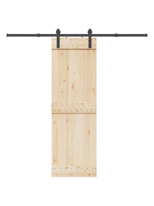 Liukuoven asennussarja teräs 213,5 cm musta
