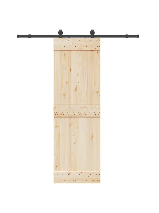 Liukuoven asennussarja teräs 183 cm musta
