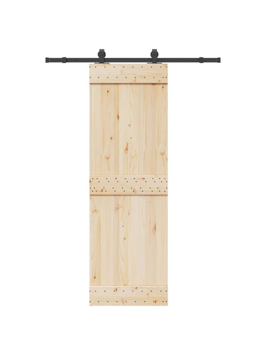 Liukuoven asennussarja teräs 152,5 cm musta