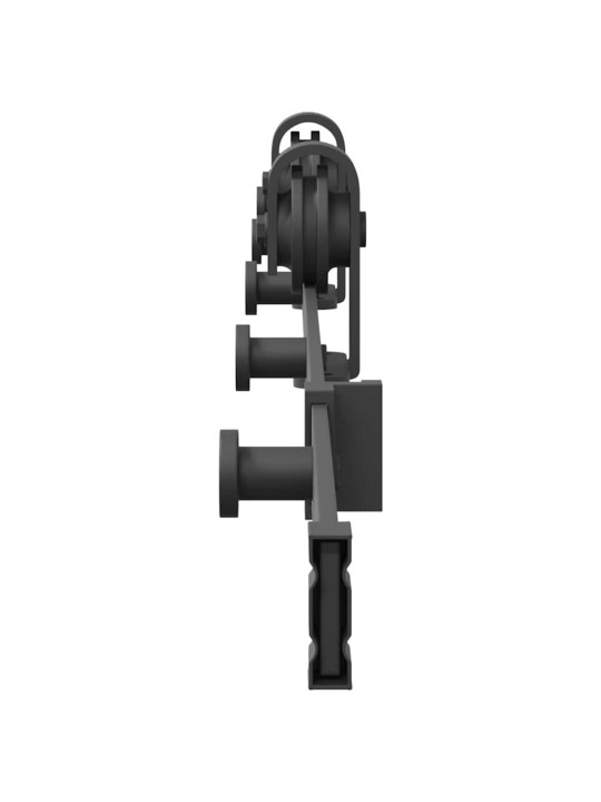 Liukuovi Hardware Kit 213 cm Teräs Musta