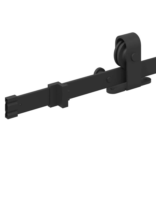 Liukuovi Hardware Kit 213 cm Teräs Musta