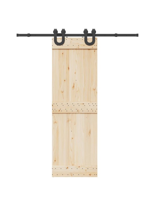 Liukuoven asennussarja teräs 183 cm musta