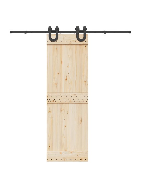 Liukuoven asennussarja teräs 200 cm musta