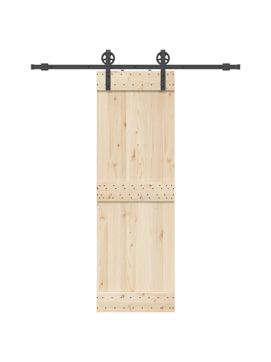 Liukuoven asennussarja teräs 183 cm musta