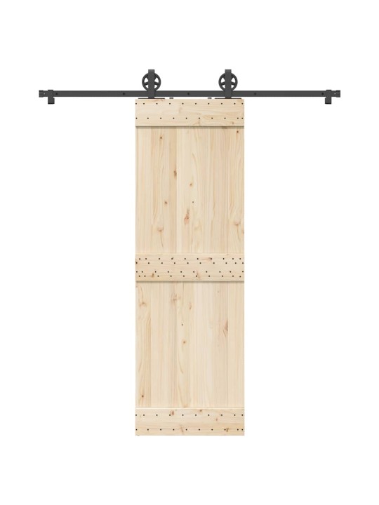 Liukuoven asennussarja teräs 183 cm musta