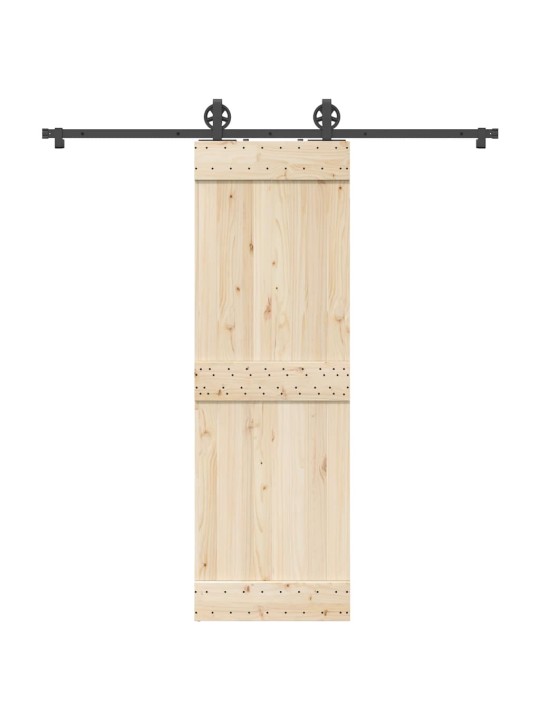 Liukuoven asennussarja teräs 200 cm musta