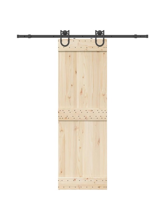 Liukuoven asennussarja teräs 183 cm musta