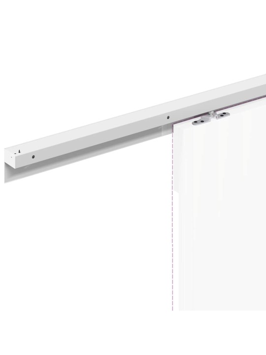 Liukuovi Hardware Kit 200 cm Alumiiniseos Sliver