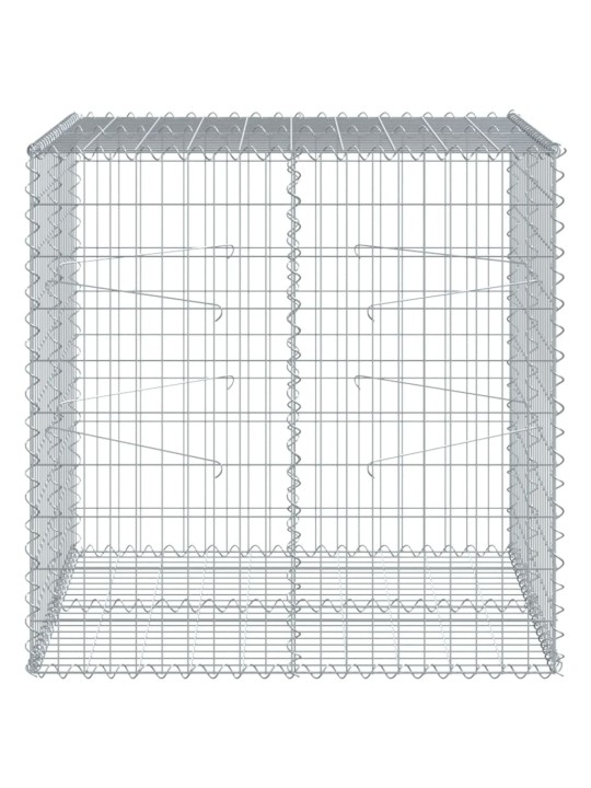 Kivikori katolla 100x100x100 cm galvanoitu rauta