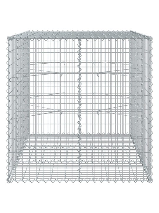 Kivikori katolla 150x100x100 cm galvanoitu rauta