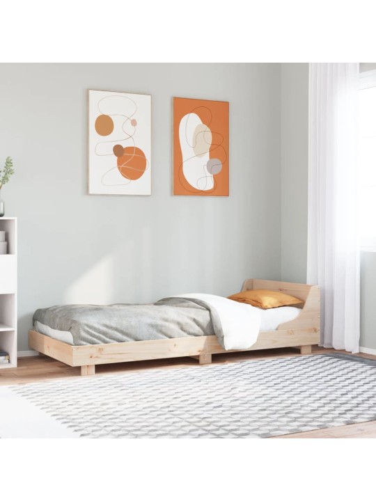 Sängynrunko ilman patjaa 100x200 cm täysi mänty