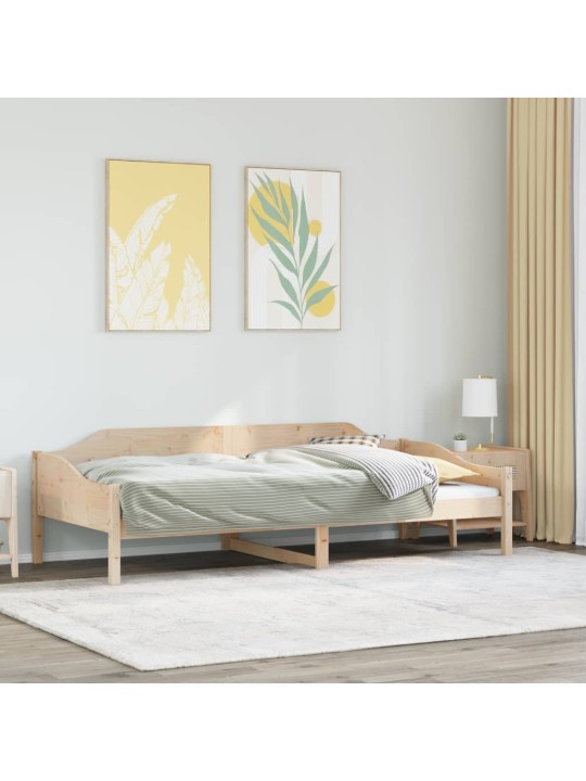 Sängynrunko ilman patjaa 90x190 cm täysi mänty