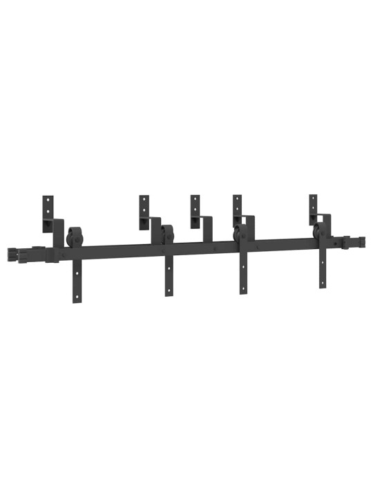 Liukuoven asennussarja teräs 152,5 cm musta