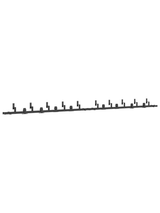 Liukuovi Hardware Kit 427 cm Teräs Musta