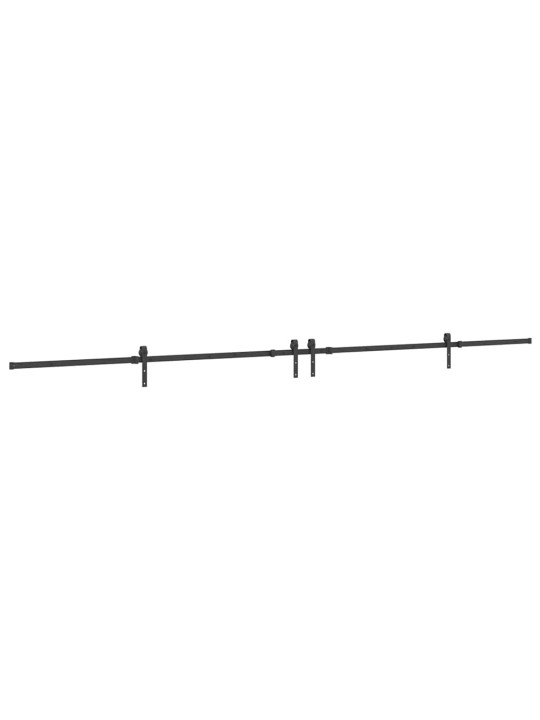 Liukuovi Hardware Kit 427 cm Teräs Musta