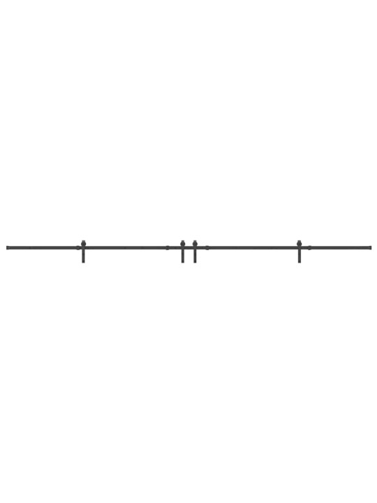 Liukuovi Hardware Kit 427 cm Teräs Musta