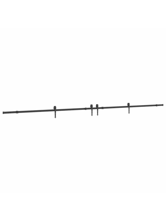 Liukuovi Hardware Kit 427 cm Teräs Musta