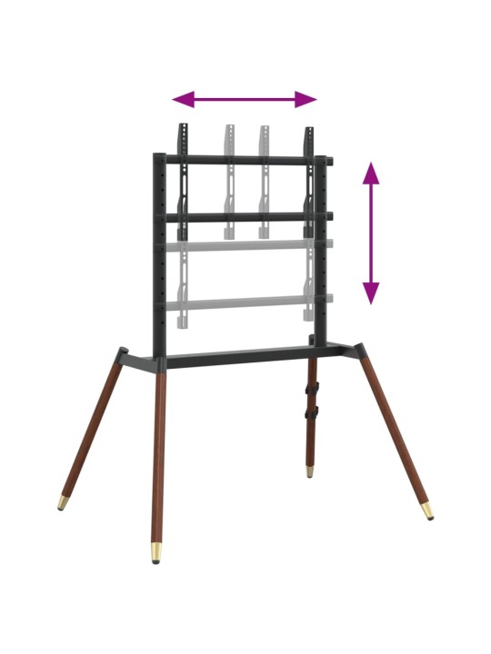 Jalusta TV-teline 37"-86" ruuduille Max VESA 400x600 mm 60 kg