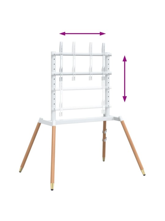 Jalusta TV-teline 37"-86" ruuduille Max VESA 400x600 mm 60 kg