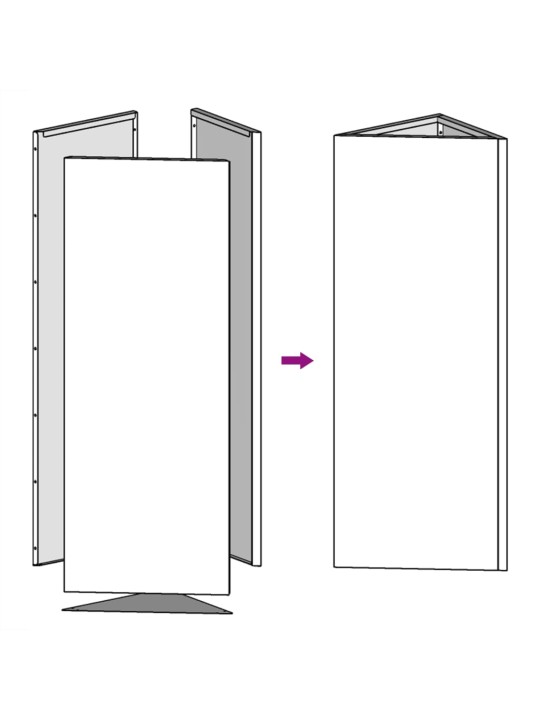 Puutarhakukkalaatikot 2kpl antrasiitti kolmio 30x26x75 cm teräs