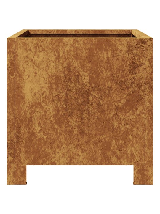 Puutarhakukkalaatikot 2 kpl 30x30x30 cm Corten teräs