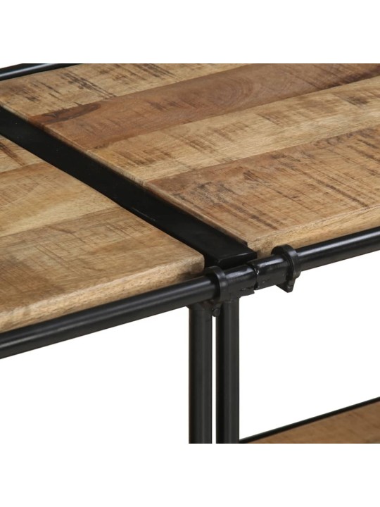 Tv-kaappi 160x42x40 cm massiivipuuta karkea mango