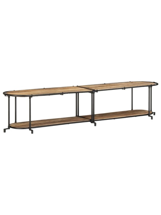 Tv-taso 200x42x40 cm täysi karkea mangopuu