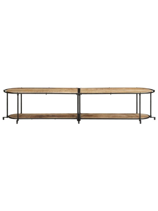 Tv-taso 200x42x40 cm täysi karkea mangopuu